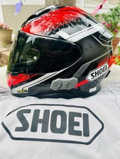 Shoei RF-1200 Intense Full Face Helmet/Dark Visor/SENA 10R Equipped/Size Large