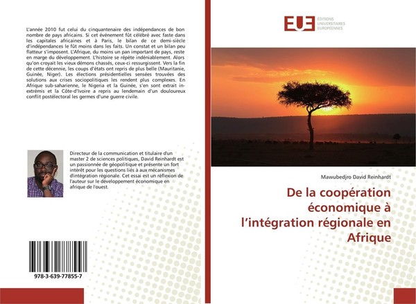 De La CoopéRation éConomique à L'intéGration RéGionale En Afrique Mawubedjro Dav-image