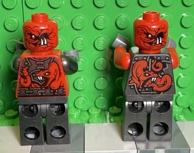 LEGO NINJAGO Slackjaw and Rivett Minifigure Lot