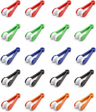 20 Packs Eyeglass Cleaner Tool Portable Glasses Cleaning Brush Clip Reusable Eye