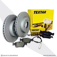 Textar Bremsenset Vorne Bremsscheiben BremsbeläGe FüR Bmw 1