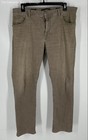 Alberto Mens Tan Denim Medium Wash Straight Leg Jeans Size 38x32 — photo 1