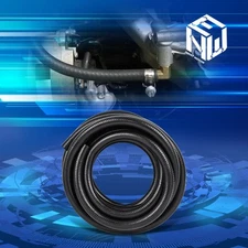 NBR Rubber Fuel Line Hose 5 Feet 3AN 3/16'' Braided Diesel Oil Grease Gas Pipe