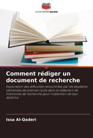 Comment RéDiger Un Document De Recherche Issa Al-Qaderi Taschenbuch FranzöSisch