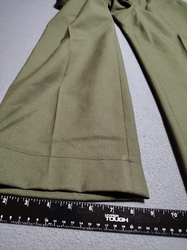 Spiewak Uniform Pants Men 31/28 Olive Flat Non-Cargo Duty Trousers Work - Picture 4 of 10