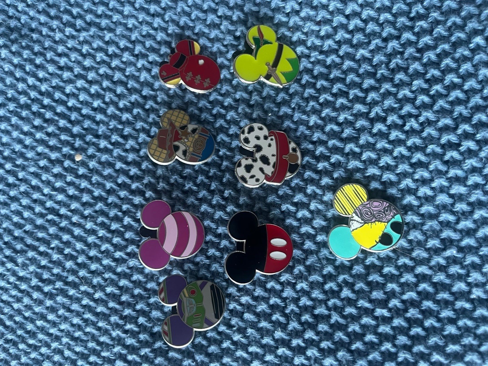 Disney Pins Bundle Icon Series X8 Pins
