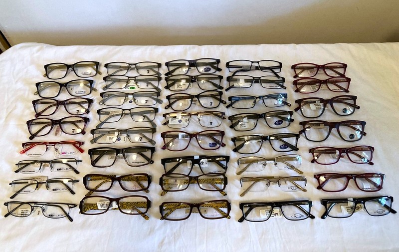 39 eyeglass frame Lot  Randy Jackson Oscar de la Renta Lady Phat Farm Maui Son