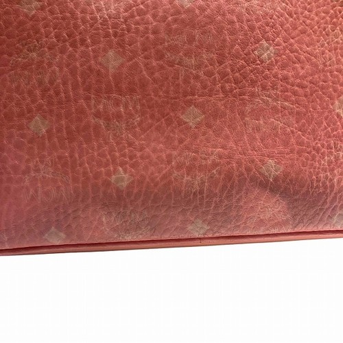 MCM Visetos Rucksack mit Nieten rosa für Damen, kostenloser Versand [gebraucht] - Bild 8 von 9