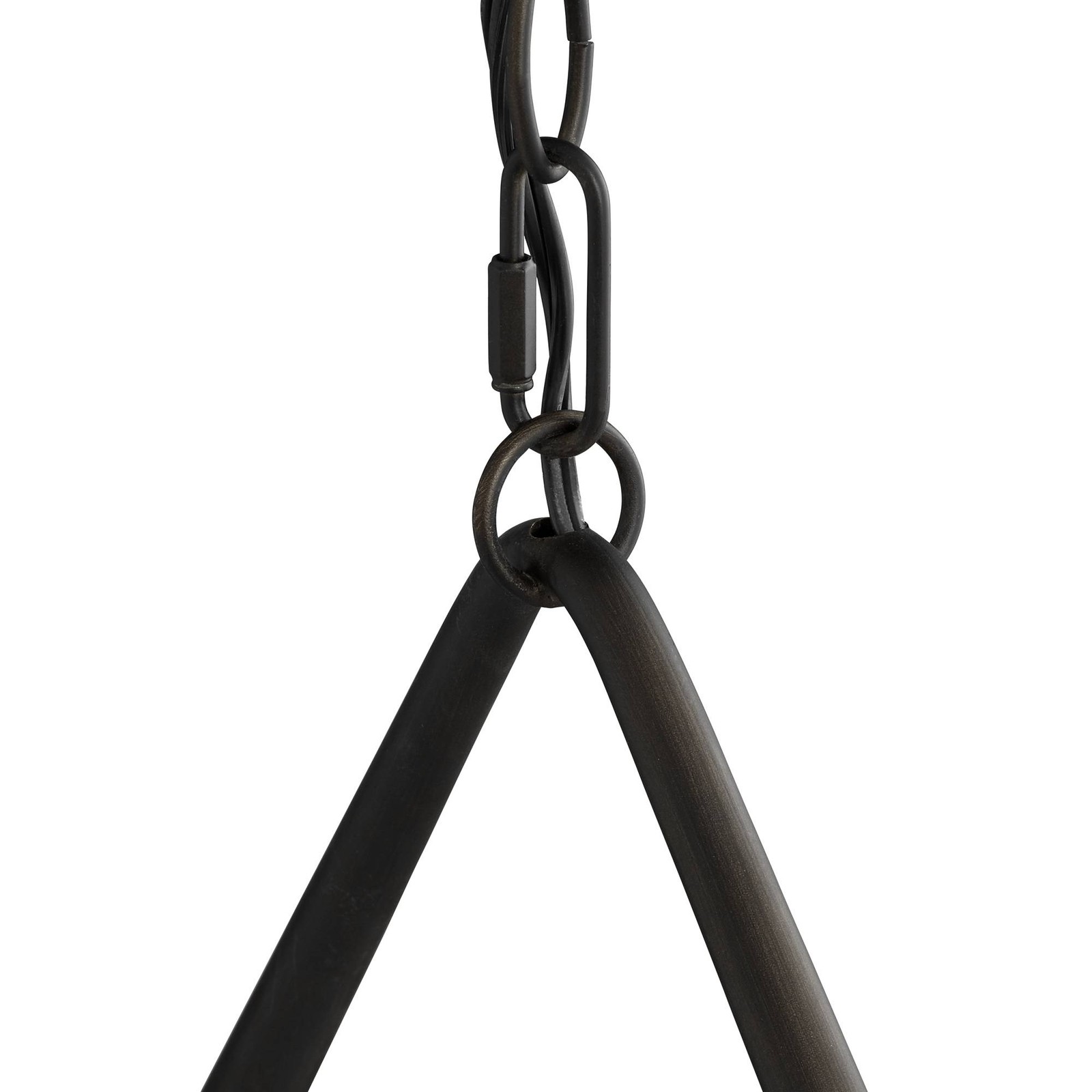 Heritage Bronze Linear Pendant Chandelier 29 3/4" Rustic Glass 8-Light Fixture