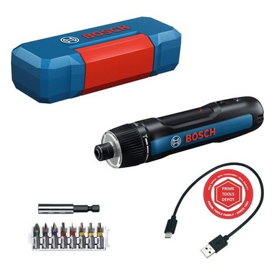 Bosch GSD4V-35 4V Max Rechargeable Screwdriver 35-Piece Precision Bit Set NEW
