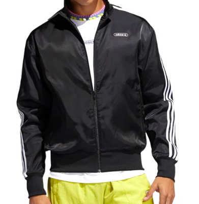 NEW MENS ADIDAS ORIGINALS FIREBIRD SATIN TRACK JACKET ~SIZE LARGE