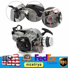 49cc 2 Stroke Engine Motor Pull Start For Pocket Bike Mini Dirt Bike ATV Scooter