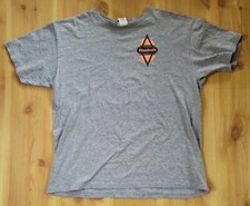 Vtg Reebok Double Sided Graphic Grey T Shirt Size L Made In USA
