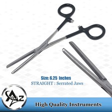 NEW Fishing Hook Remover Hemostat Locking Forceps Plier 6" STRAIGHT Stainless CE