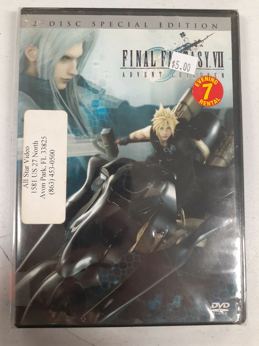 FAINAL FANTASY .Ⅶ ADVENT CHILDREN DVD Amazon.com: Final Fantasy VII: Advent Children (2 Disc