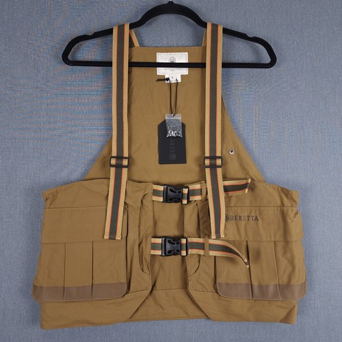 Beretta Covey Strap Hunting Vest Mens Size Large I (Chest 40-44") Hunting Brown