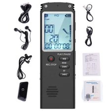 8/16/32G Voice Activated Mini Digital Sound Audio Recorder Dictaphone MP3 Player