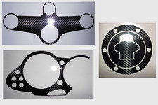 BMW R1100S 1998- 2005 Carbon Fibre Look Yoke/ Fuel Cap/ Clock Surround Decals