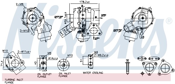 93668 NISSENS Charger, charging system for MITSUBISHI