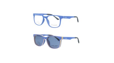 Gafa de vista POLAR 475 48 AZUL/NARANJA CON CLIP POLARIZADO (Para niños)