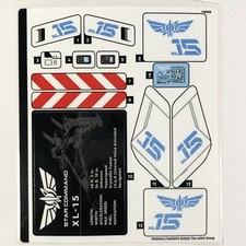 LEGO STICKER SHEET 76832 XL-15 Spaceship Lightyear Decals Stickers Disney Pixar