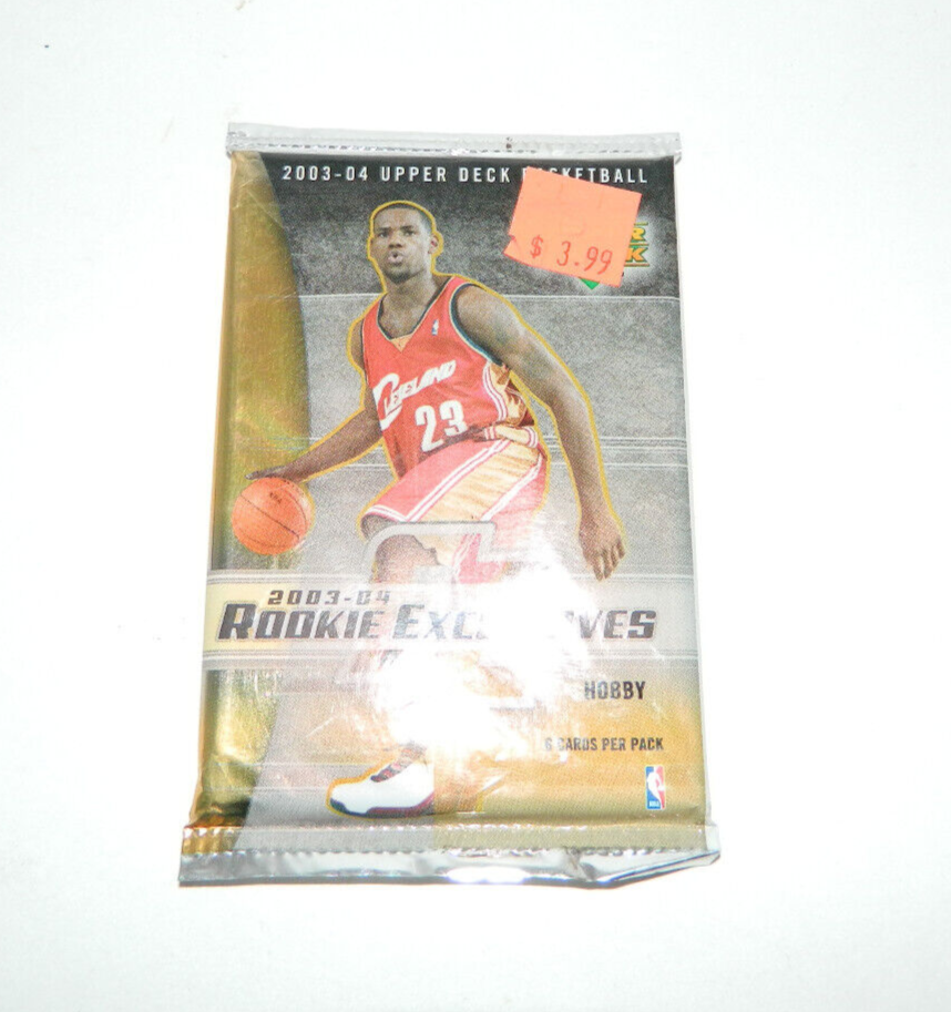 2003-04 UD rookie Exclusvies NBA basketball Factory Sealed Pack