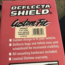 Bug deflector Fits 1994-1998 Chevrolet S10 Blazer Jimmy Deflecta Shield vtg NOS