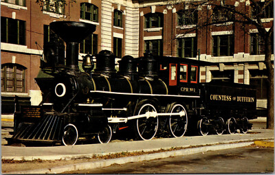 Countess of Dufferin Winnipeg's First Locomotive Railroad Ephemera Postcard