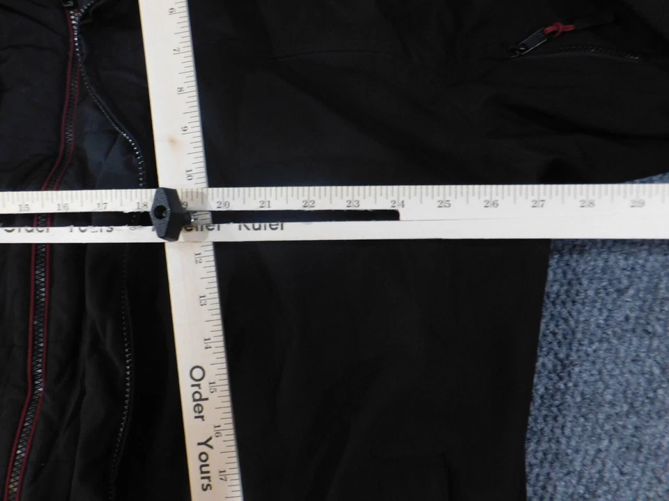 Weatherproof Jacket Mens 2XL XXL Black lined coat winter polyester puffer - Image 4 of 4