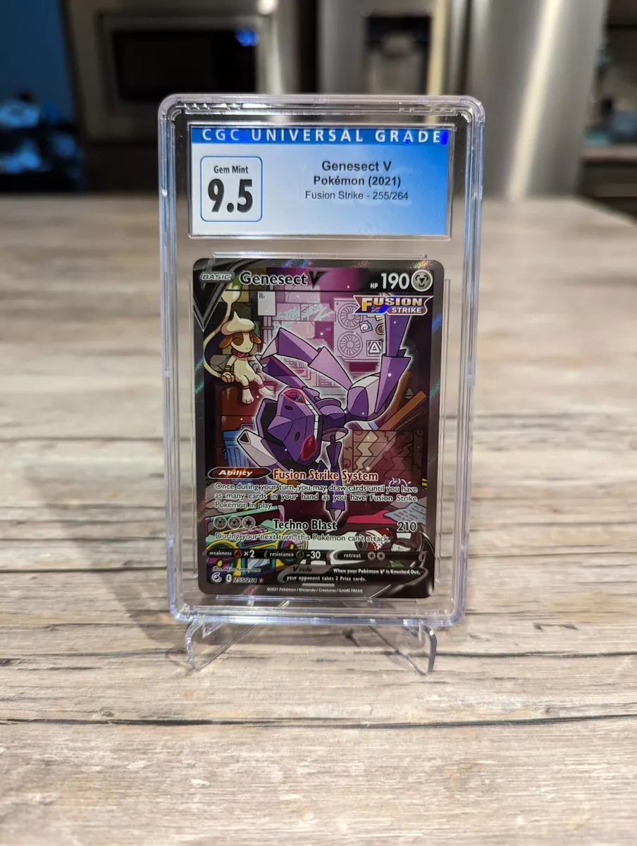 Genesect V 255/264 Fusion Strike CGC 9 4070885003