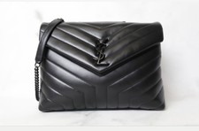 Saint Laurent Loulou Medium Matelasse Leather Chain Handbag
