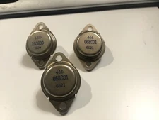 Set of 3 Big Older Transistors 2 Pins  mark of EB on case 68C01 466 068C01 6621