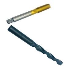 M12 x 1.25mm Pitch Metric Right Hand Thread Tap HSS w/ 10.8mm Drill Bit US SHIP