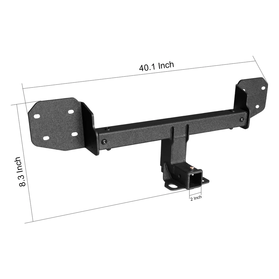 Vijay for 2010-2019 Subaru Outback Trailer Hitch Receiver Rear Bumper Towing - Image 3 of 4