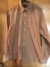 Mens Dockers Long Sleeve Button Up Shirt Size L 16/16 1/2