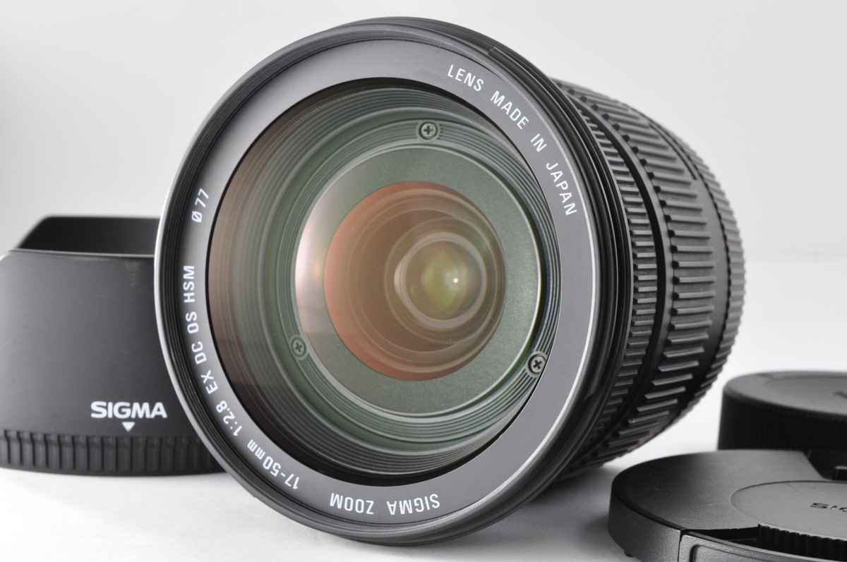 TOP MINT Sigma EX DC 17-50mm F/2.8 OS HSM Zoom Lens with