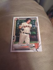 Patrick Bailey Prospect 2021 Bowman #BP-108 San Francisco Giants