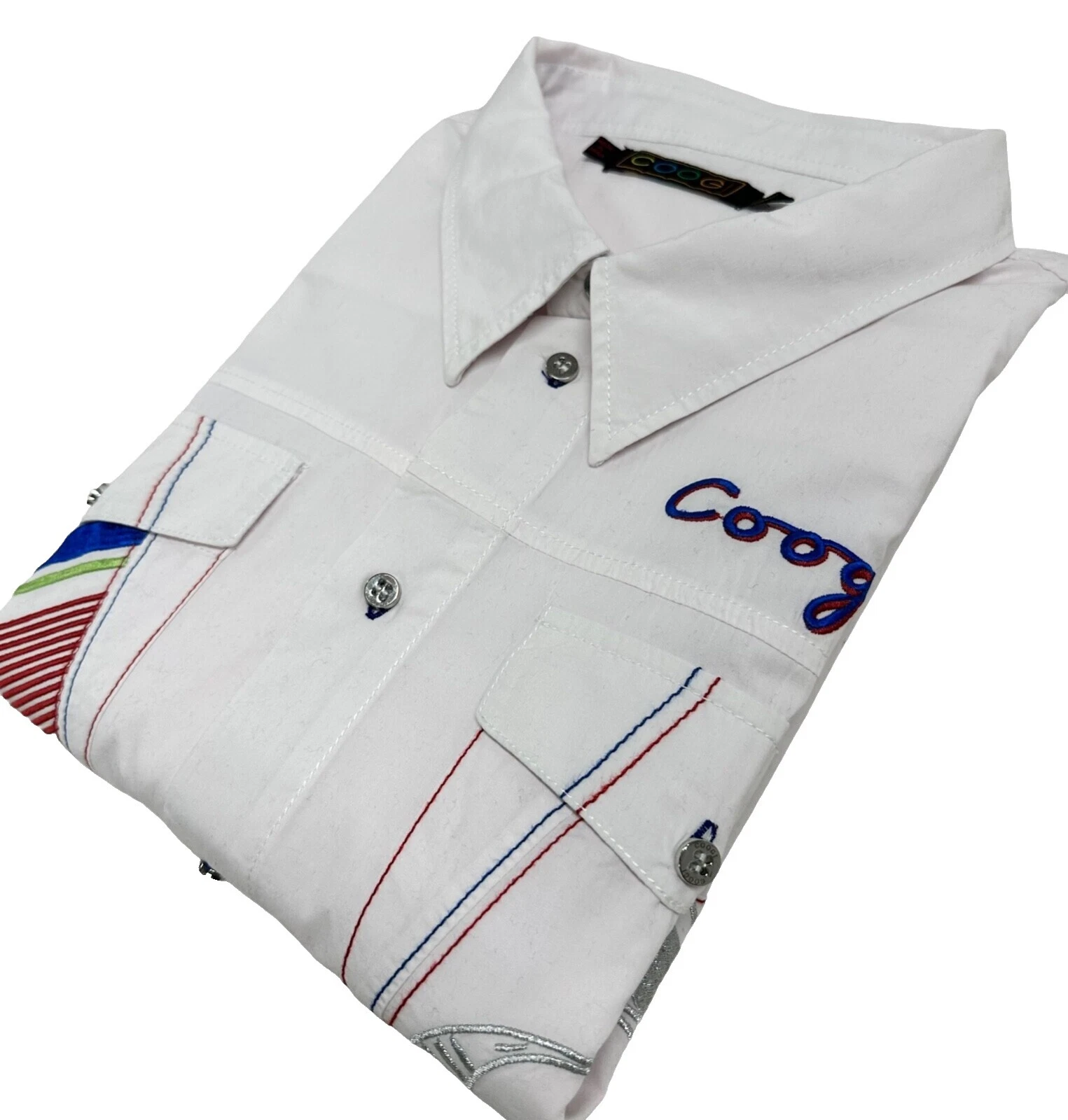White COOGI Big & Tall ropa para hombres