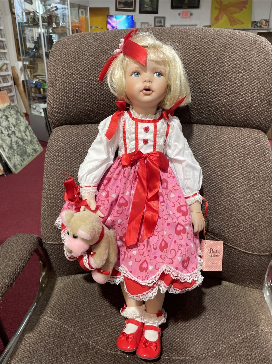 Kathy Smith Fitzpatrick 2005 Porcelain Doll 25”Paradise Galleries