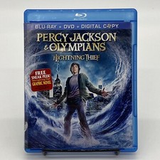 Percy Jackson & the Olympians : The Lightning Thief Blu-ray DVD 2010 3 Disc