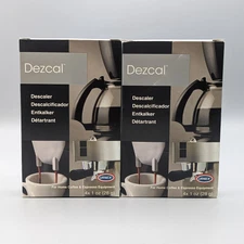 New Urnex Dezcal Coffee Espresso Descaler & Cleaner 2 Box (8 x 1oz Packs)