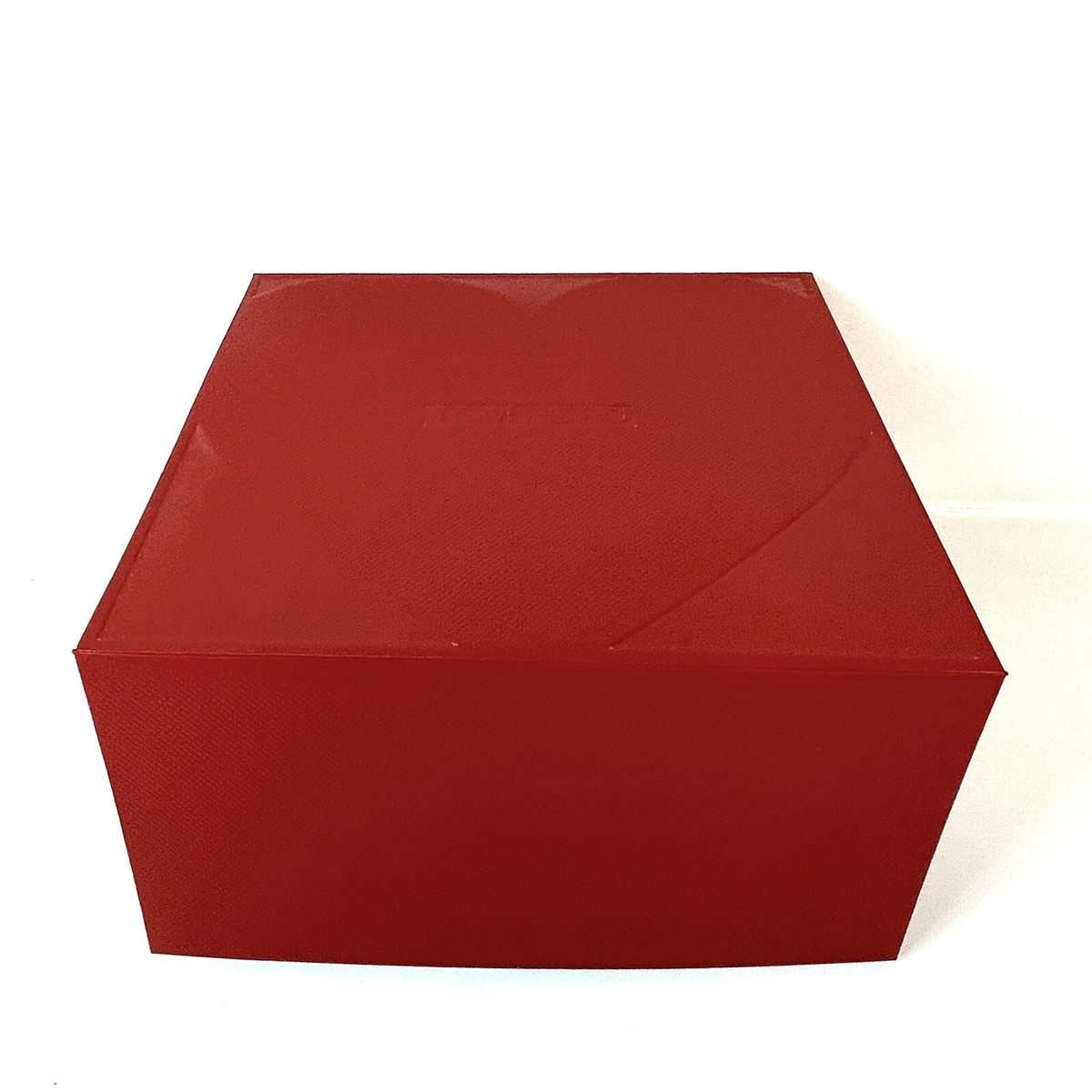 Authentic TOM FORD Square Empty Gift Box Packaging Heart Red 7.75