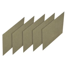 Microwave Oven Waveguide Cover Mica Repairing Plate 130x130x0.15mm, Pack of 5