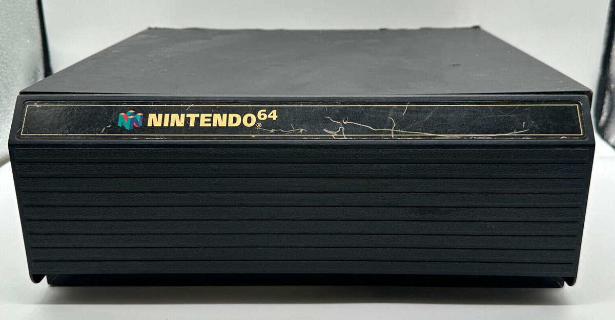 Vintage Nintendo 64 N64 Game Storage Case Cabinet Drawer Holds 24 Cartridges