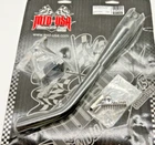 kickstand Black 1 1/8" Weld On Kick Side Jiffy Stand Harley Chopper Bobber