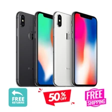 Apple iPhone X WiFi iOS Unlocked Verizon Cricket Att TMobile GSM 64GB 256GB