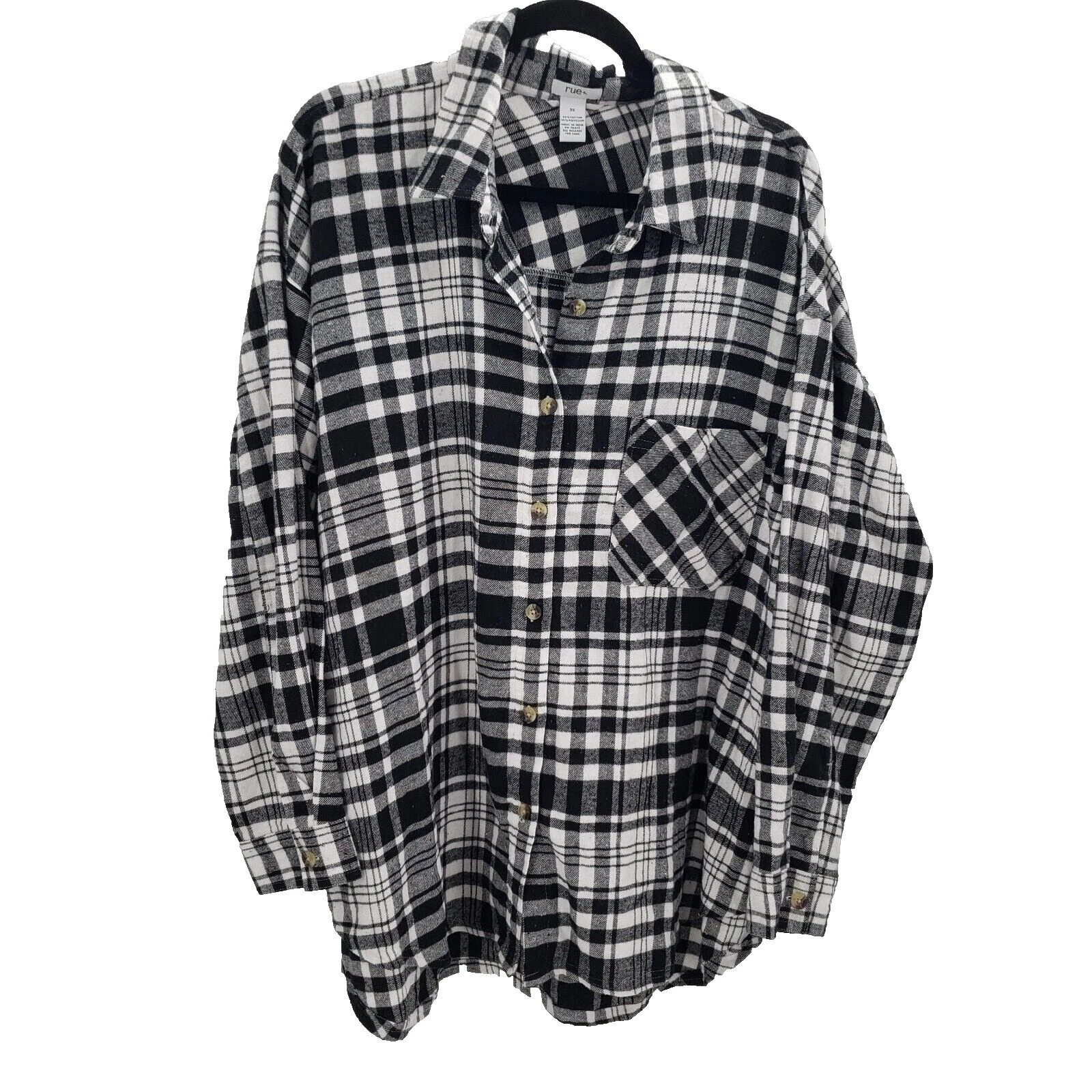 Camisas A cuadros algodón rue21 para Mujeres