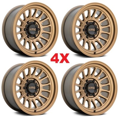 Bronze KMC Wheels F150 Ford Fitment 17 6x135 Method Rhino Raptor