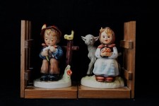 Goebel Hummel Boy With Birds & Girl With Goat...