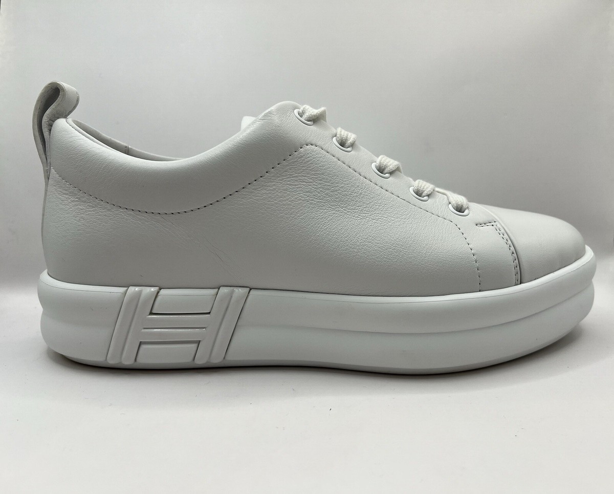 Hermes Happy Sneakers 37 White Calfskin | eBay Hermes Happy Sneakers 37 White Calfskin | eBay